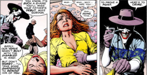 panels of disturbing scene