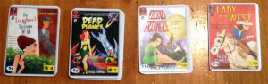 Four cards, left to right