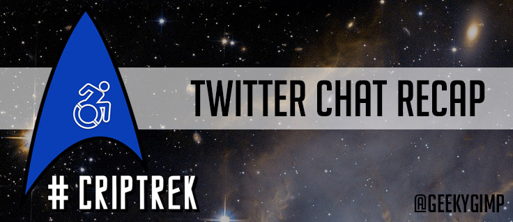 #CripTrek Twitter Chat Recap over a starry background